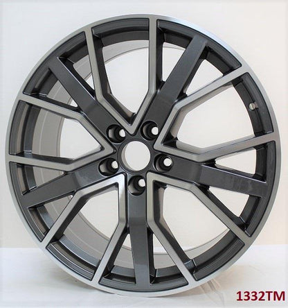 22'' wheels for AUDI e-TRON PREMIUM PLUS QUATTRO 2019 & UP 5x112 22x9.5 +31mm
