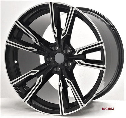20'' wheels for BMW X5 S Drive 40i 2020 & UP (20x10/20x11") 5x112