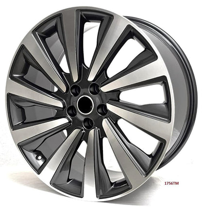 22" wheels for RANGE ROVER FULL SIZE P550e AWD (2024 MODEL) 5x120 22x9.5