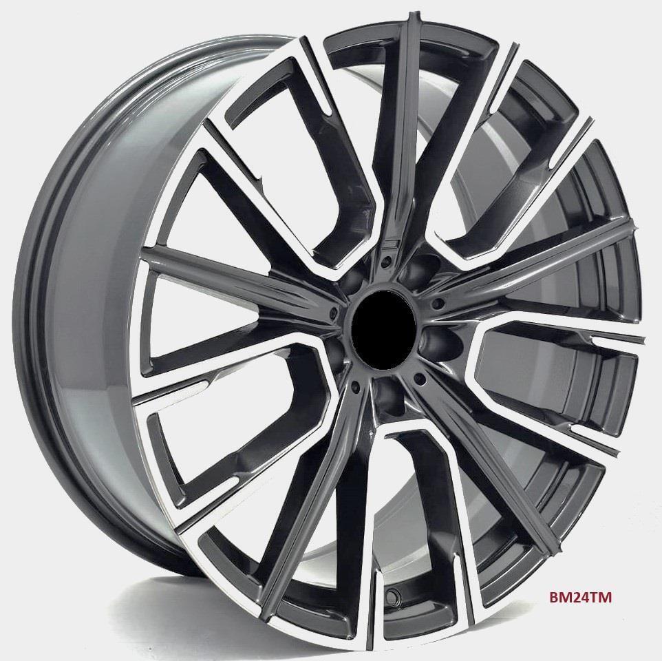 20'' wheels for BMW 640 650 COUPE CONVERTIBLE XDRIVE 2012 & UP 5x120 20x8.5/9.5"