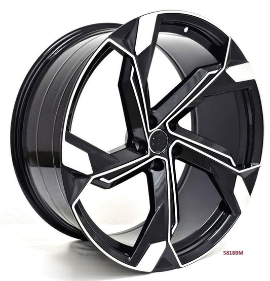 22'' wheels for AUDI Q7 3.0 PRESTIGE 2017 & UP 5x112 22x9.5 +25MM