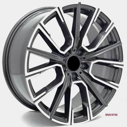 20'' wheels for BMW 528i, 528i X-DRIVE 2012-16 5x120 20x8.5/9.5"
