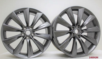 22'' wheels for TESLA MODEL X 90D P90D (staggered 22x9"/22x10")