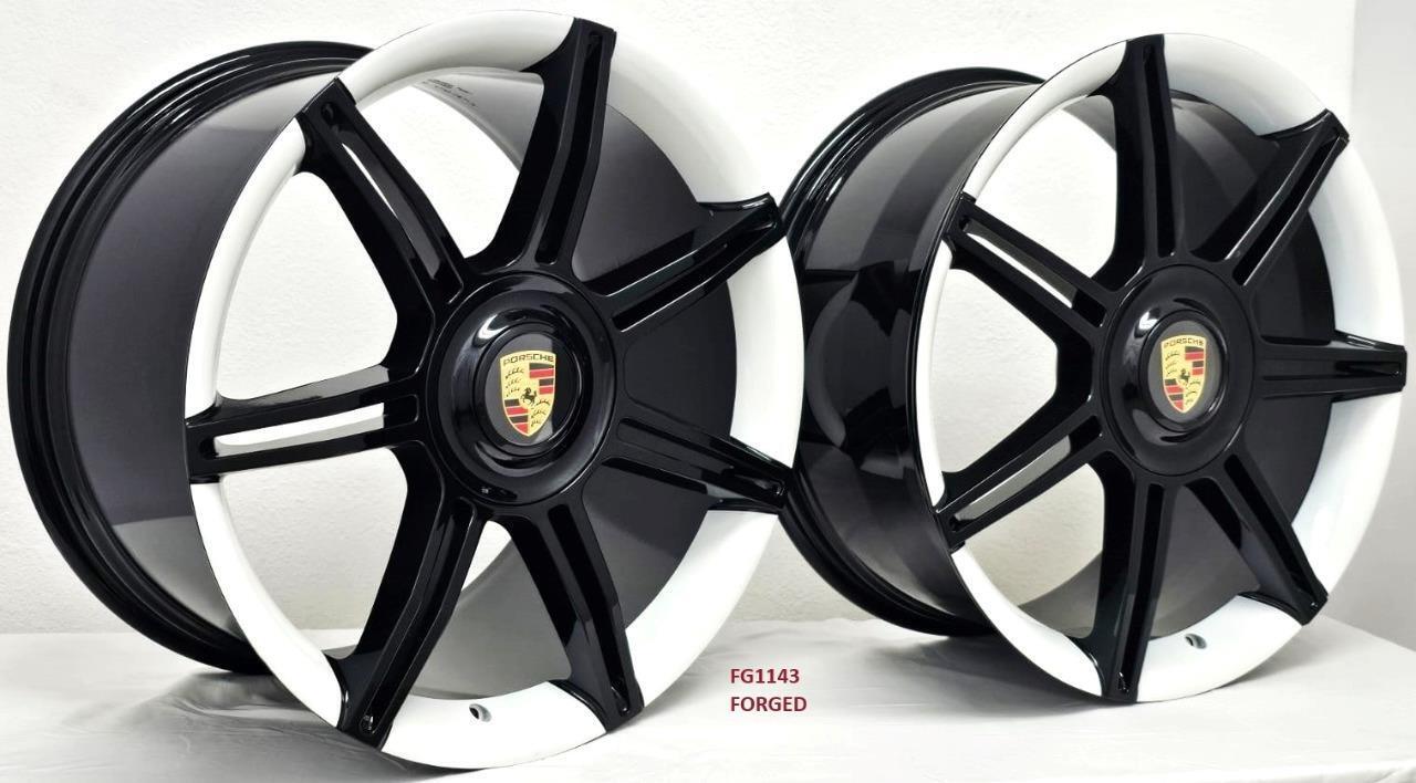 20'' FORGED wheels for PORSCHE TAYCAN 4S CROSS TURISMO 2021&UP 20X9/11"White lip