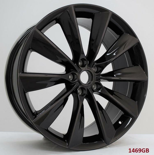 21'' wheels for TESLA MODEL S 100D 75D P100D (staggered 21x8.5"/21x9")