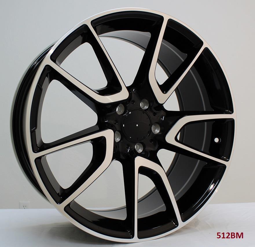 19'' wheels for Mercedes E400 4MATIC WAGON 2018 & UP (Staggered 19x8.5/9.5)
