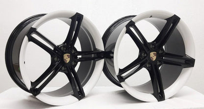 20'' FORGED wheels for PORSCHE TAYCAN 2020 & UP 20X9/11" 5X130(White lip)