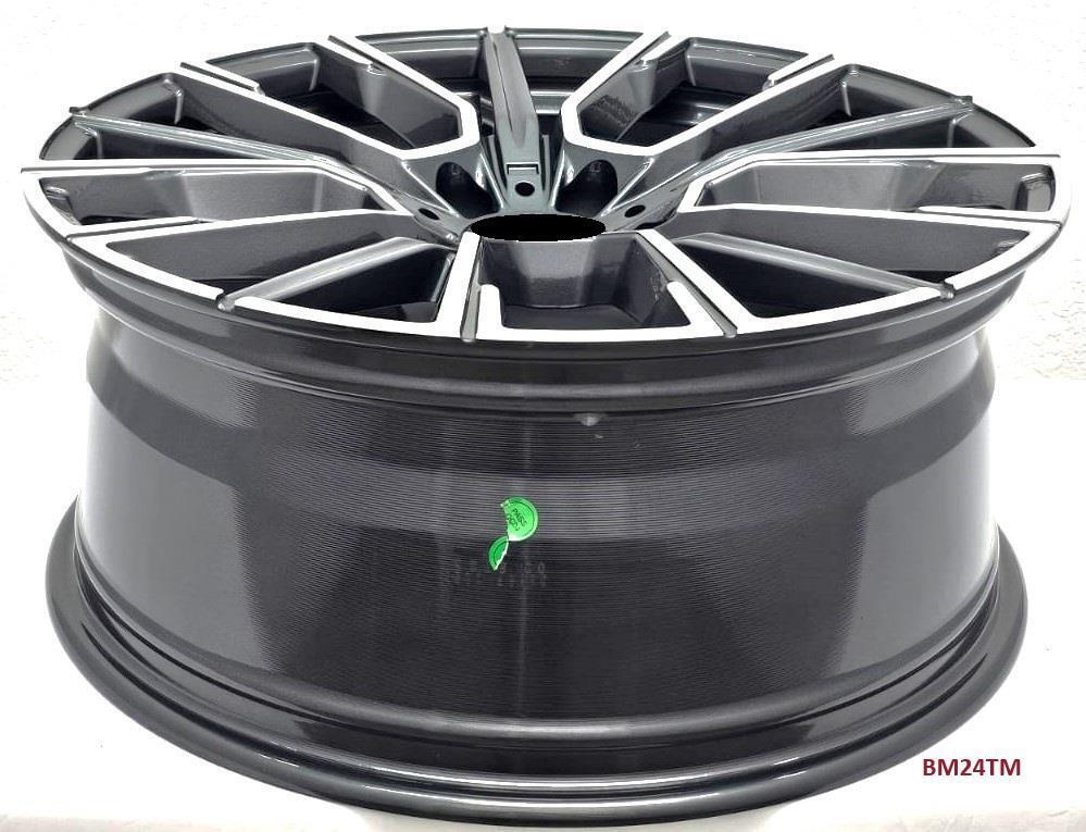 20'' wheels for BMW 535i, 535GT, 535i X-DRIVE 2012-16 5x120 20x8.5/9.5"