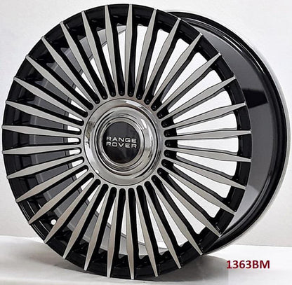 22" wheels for RANGE ROVER FULL SIZE P615 AWD (2024 MODEL) 5x120 22x9.5