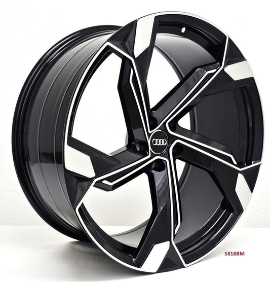 22'' wheels for AUDI Q8 3.0 PREMIUM 2019 & UP 5x112 22x9.5 +25MM