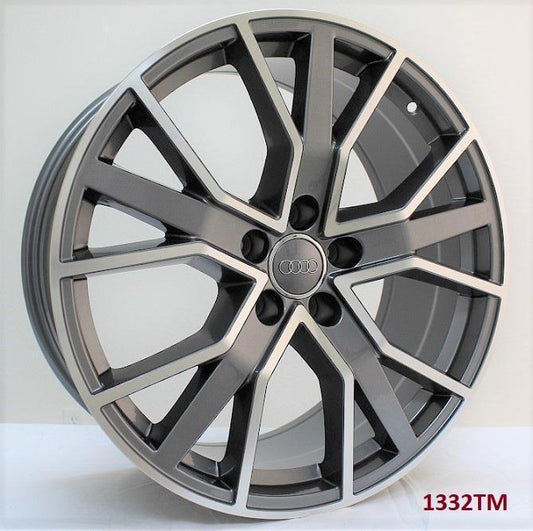 22'' wheels for AUDI Q7 3.0 PREMIUM PLUS 2017 & UP 5x112 22x9.5 +31mm
