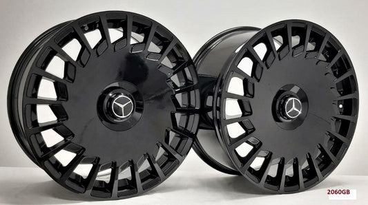 20'' wheels for Mercedes S550 SEDAN, 4MATIC 2014-17 (Staggered 20x8.5/9.5")