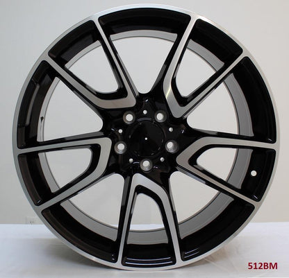 19'' wheels for Mercedes E450 4MATIC SEDAN 2019 & UP (Staggered 19x8.5/9.5)