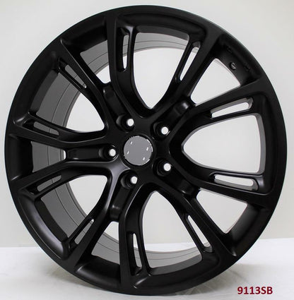 20'' wheels for JEEP GRAND CHEROKEE SRT8 4WD 2006-10 20x9"/20x10" SATIN BLACK