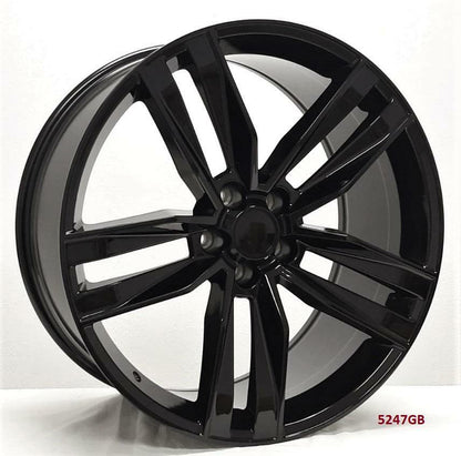 22" WHEELS FOR CHEVY CAMARO LT1 CONVERTIBLE 2020 & UP (staggered 22x8.5/10")
