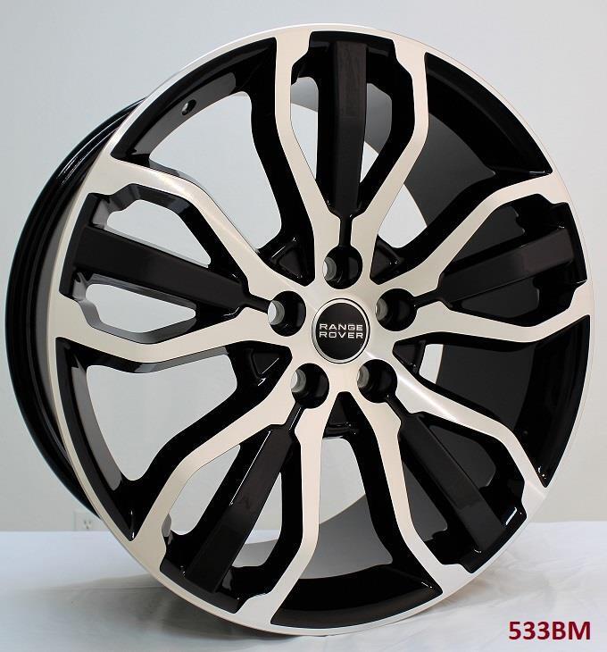 22" wheels for RANGE ROVER SPORT AUTOBIOGRAPHY 2014-2021 22x9.5 5x120