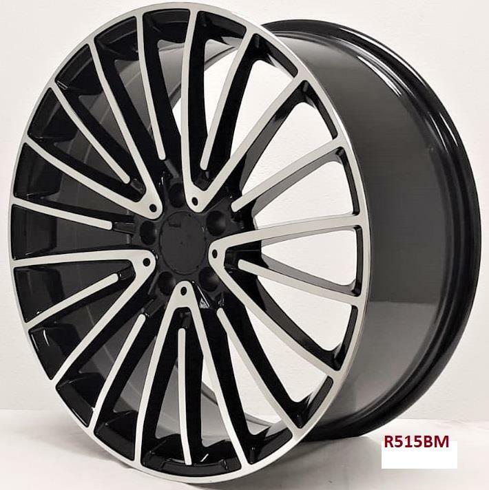 20'' wheels for Mercedes S550 SEDAN, 4MATIC 2014-17 (Staggered 20x8.5/9.5)