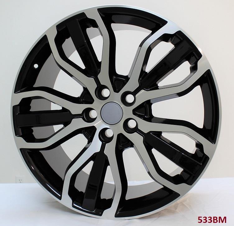 22" wheels for LAND ROVER DEFENDER 90 5.0L 2021 & UP 22x9.5 5x120