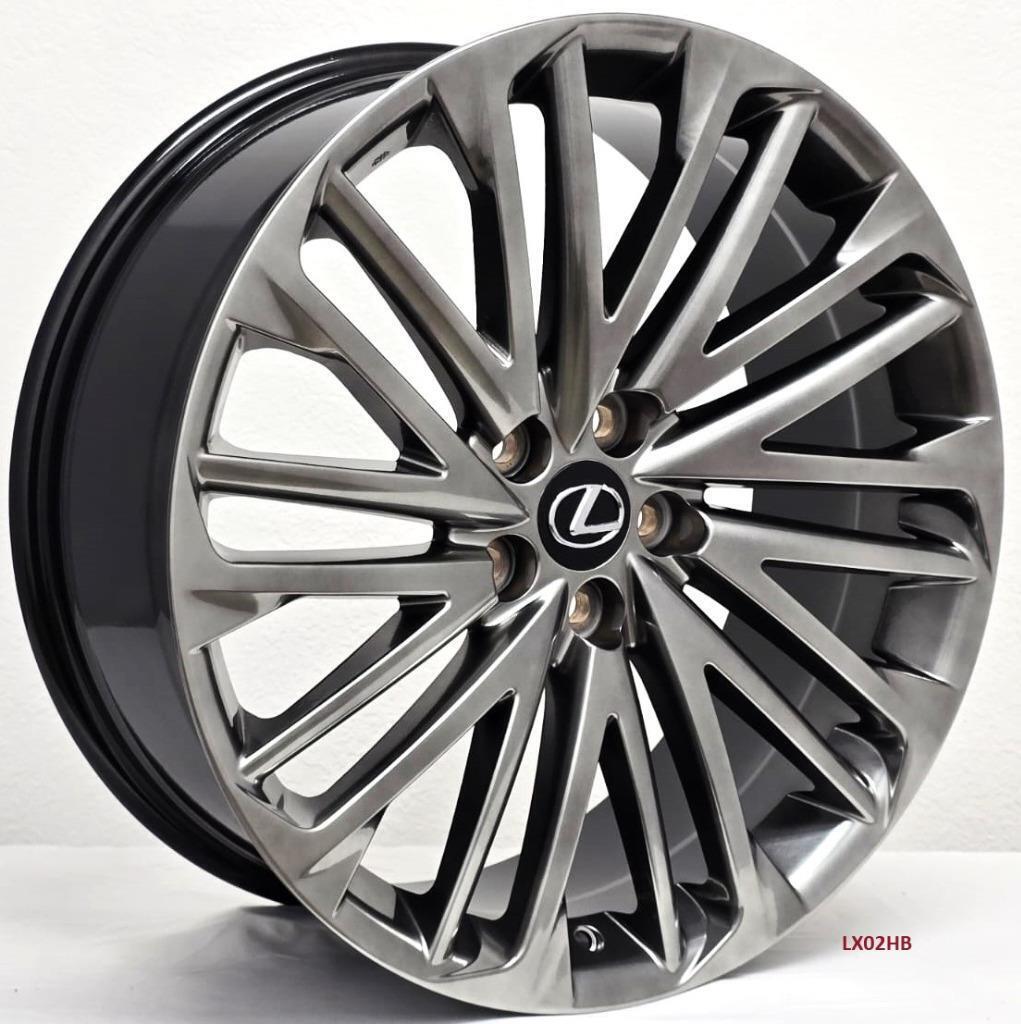 20'' wheels for LEXUS RX450H F SPORT 2019 & UP 5x114.3 20x8"