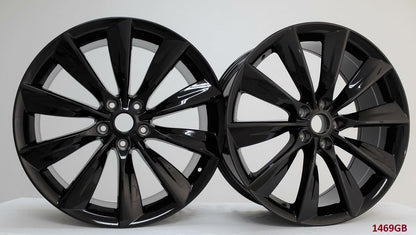 21'' wheels for TESLA MODEL S 100D 75D P100D (staggered 21x8.5"/21x9")