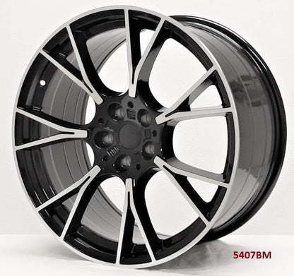 20'' wheels for BMW 528 535 550 XDRIVE 2011 & UP 5x120 staggered 20x8.5/9.5