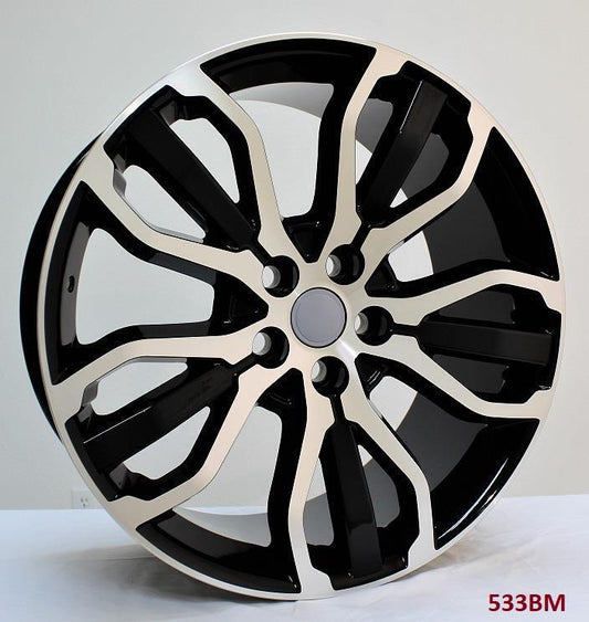 22" wheels for LAND ROVER DISCOVERY HSE LUXURY 2017 & UP 22x9.5 5x120