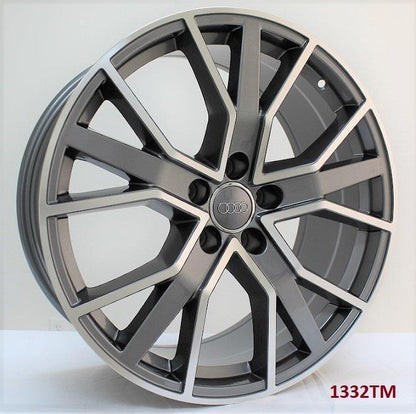22'' wheels for AUDI e-TRON PREMIUM PLUS QUATTRO 2019 & UP 5x112 22x9.5 +31mm