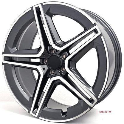 22'' wheels for Mercedes GLE53 AMG COUPE 2021 & UP (22x9.5/22x11.5") 5x112