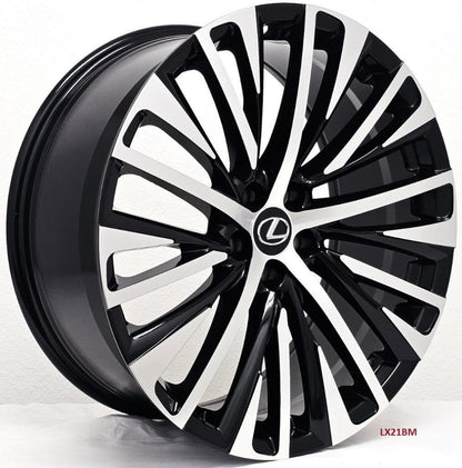 21'' wheels for LEXUS RX450H 2019 & UP 5x114.3 21x9"