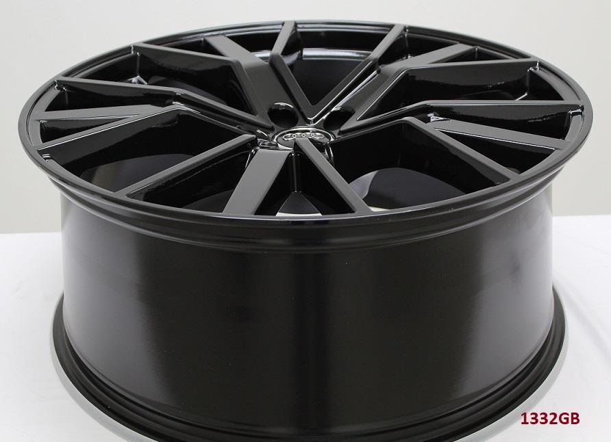 22'' wheels for Audi Q7 3.0 PREMIUM PLUS 2017 & UP 5x112 22x9.5 +31mm
