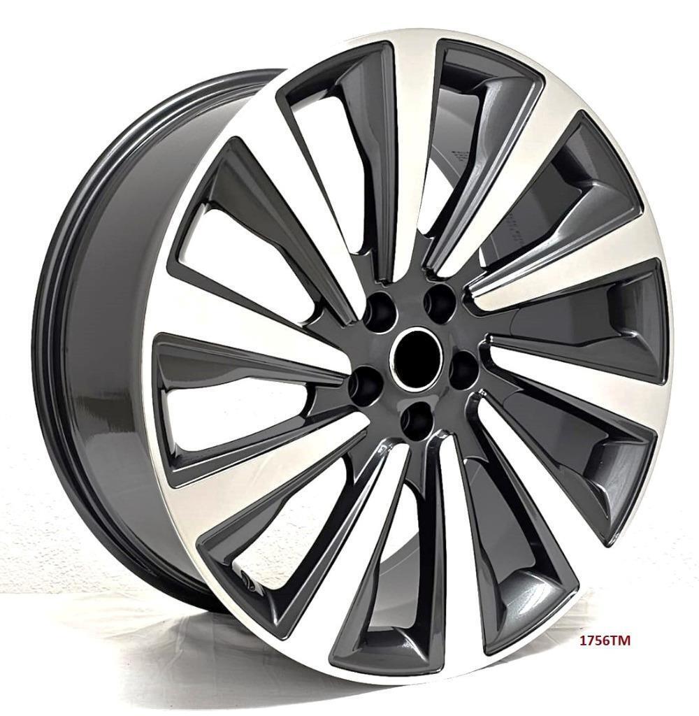 22" wheels for RANGE ROVER SPORT P440e AUTOBIOGRAPHY (2023 & UP) 5x120 22x9.5