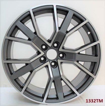 22'' wheels for Audi e-TRON PREMIUM PLUS QUATTRO 2019 & UP 5x112 22x9.5 +25mm