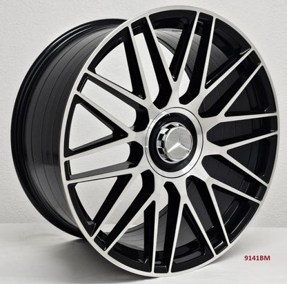 22" FLOW-FORGED wheels for Mercedes GLE53 AMG SUV 2021 & UP 22x9.5/11.5"