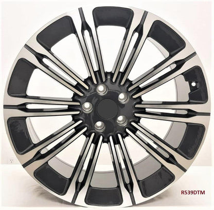 22" wheels for RANGE ROVER FULL SIZE P550e AWD (2024 MODEL) 5x120 22x9.5