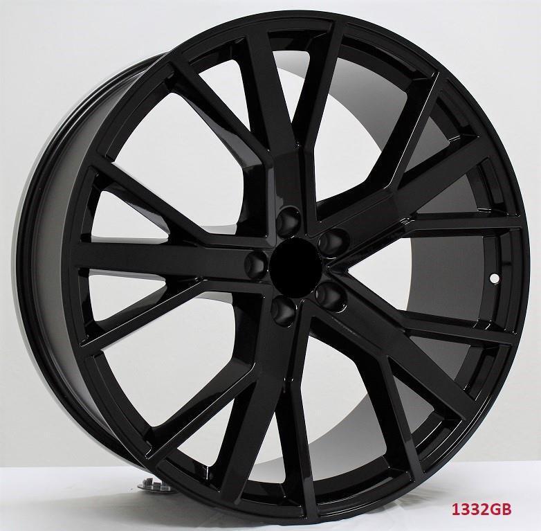 22'' wheels for Audi Q7 3.0 PREMIUM PLUS 2017 & UP 5x112 22x9.5 +31mm