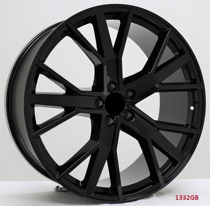 22'' wheels for Audi Q7 3.0 PREMIUM PLUS 2017 & UP 5x112 22x9.5 +31mm