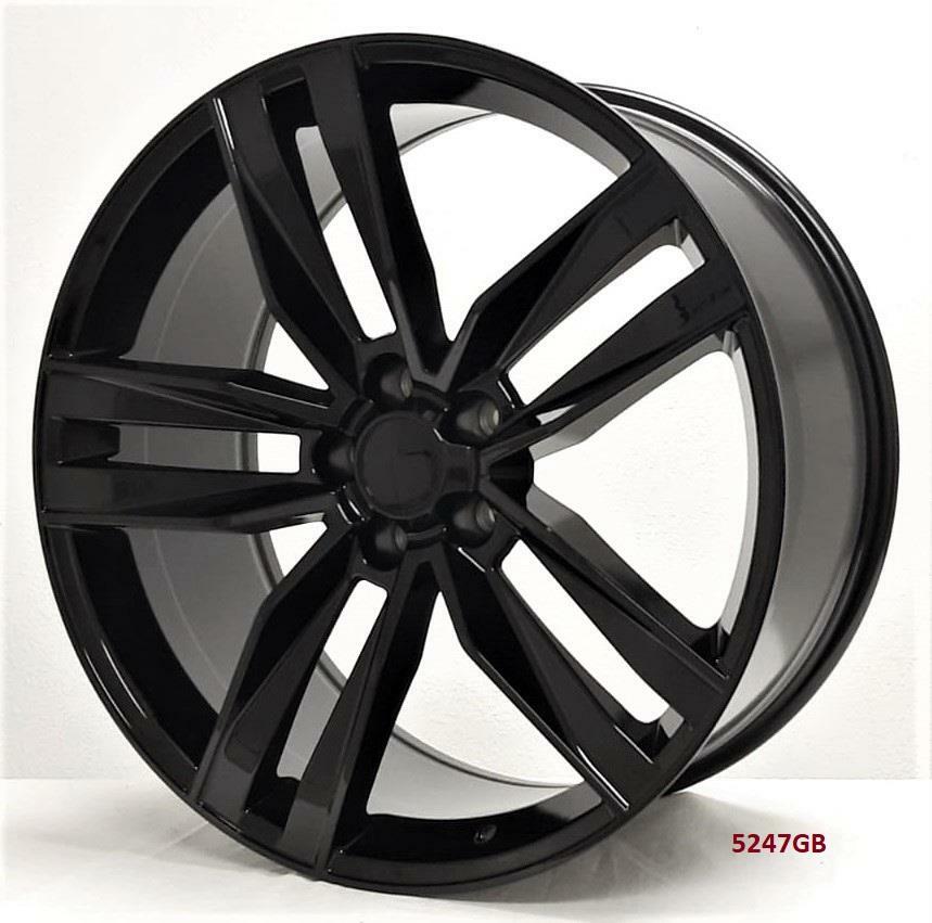 22" WHEELS FOR CHEVY CAMARO LT1 COUPE 2020 & UP (staggered 22x8.5/10") 5x120