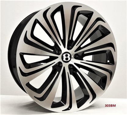 24'' FORGED wheels for BENTLEY BENTAYGA HYBRID 2020 TO 2022 24x10 5x130