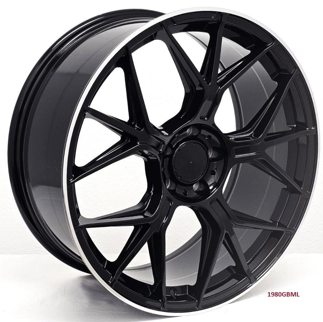 20'' wheels for Mercedes E350 4MATIC SEDAN 2020 & UP (Staggered 20x8.5/9.5")