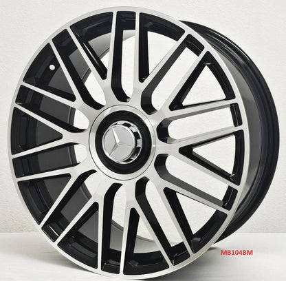 20'' wheels for Mercedes E400 4MATIC WAGON 2018 & UP (Staggered 20x8.5/9.5")