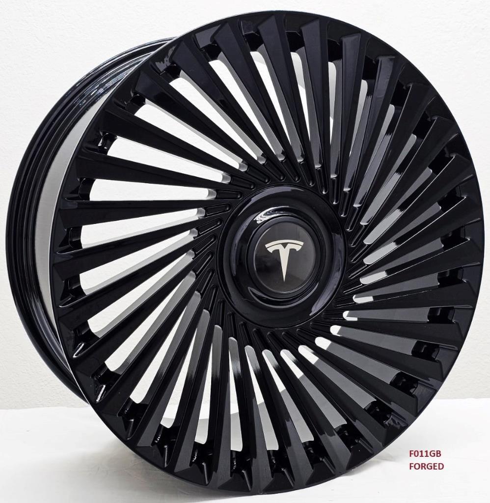 21" FORGED wheels for TESLA MODEL S PERFORMANCE 2019 & UP ( 21x8.5"/21x9) 5x120