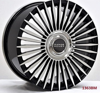 22" wheels for RANGE ROVER FULL SIZE P440e SE (2023 & UP) 5x120 22x9.5
