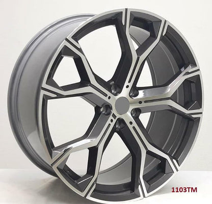 21'' wheels for BMW X6 X drive 35i Base 2013-19 5x120 21x9.5/10.5"