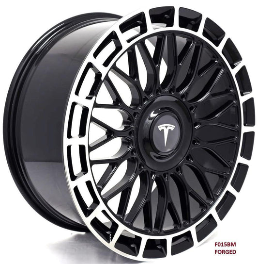 21" FORGED wheels for TESLA MODEL S 100D, P100D 2017 & UP ( 21x8.5"/21x9") 5x120