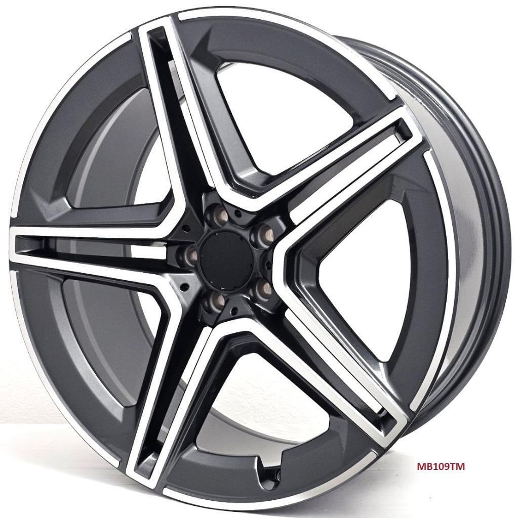 22'' wheels for Mercedes GLE580 4MATIC SUV 2020 & UP (22x9.5/22x11.5") 5x112