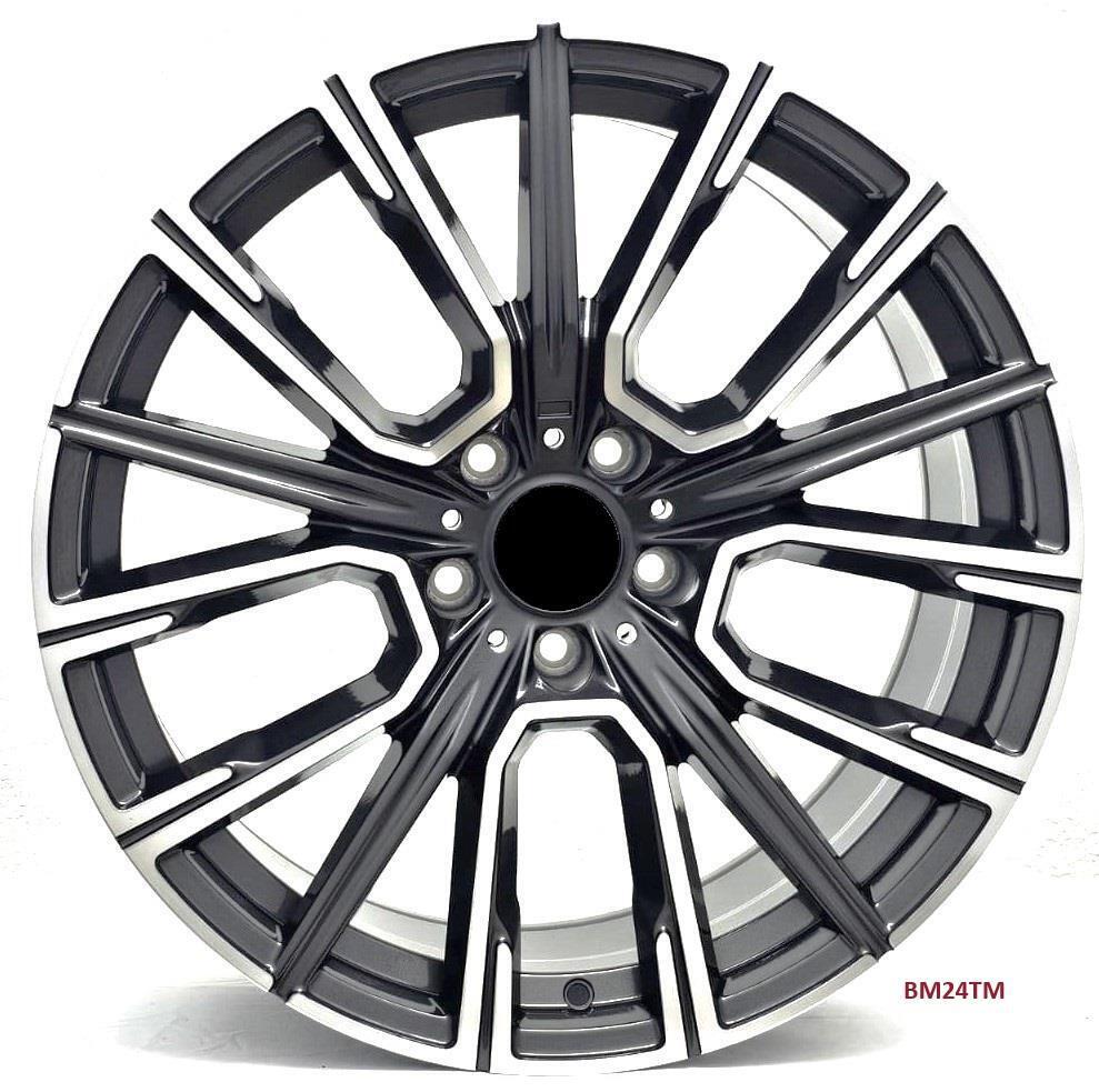 20'' wheels for BMW 528 535 550 XDRIVE 2012-16 5x120 (staggered 20x8.5/9.5)