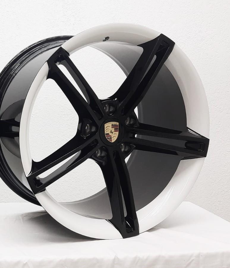 21'' FORGED wheels for PORSCHE TAYCAN 4S CROSS TURISMO 21X9.5/11.5 (White Lip)