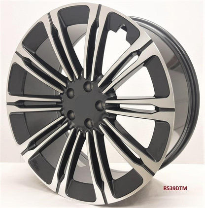 22" wheels for RANGE ROVER FULL SIZE P550e AWD (2024 MODEL) 5x120 22x9.5