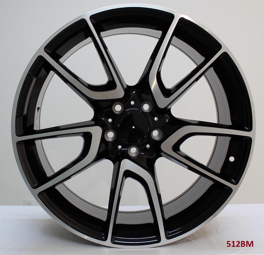 19'' wheels for Mercedes E300 4MATIC SEDAN 2017-19 (Staggered 19x8.5/9.5)
