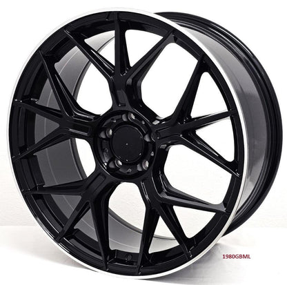 20'' wheels for Mercedes E350 SEDAN 2020 & UP (Staggered 20x8.5/9.5")
